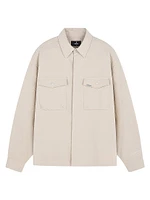 Textured Cotton Overshirt