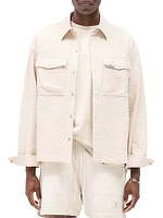 Textured Cotton Overshirt