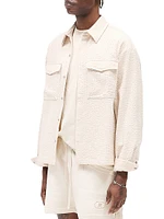 Textured Cotton Overshirt