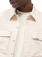 Textured Cotton Overshirt