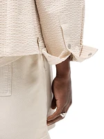 Textured Cotton Overshirt