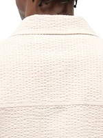 Textured Cotton Overshirt