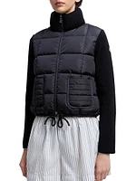 Down-Filled Cardigan Wool