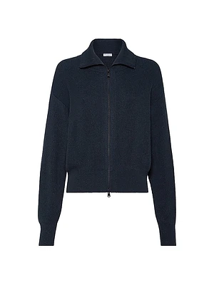 Sparkling Cotton Vanisé English Rib Cardigan