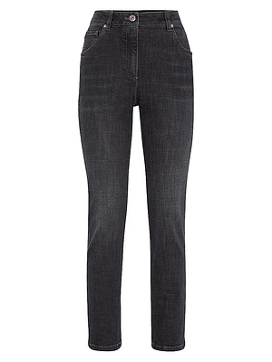 Stretch Denim Slim Five Pocket Trousers