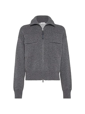 Cashmere Double Knit Cardigan