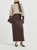 Textured Half English Rib Sweater Cotton Diamond Yarn