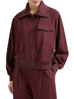 Stretch Cotton Lightweight French Terry Sweatshirt