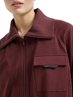 Stretch Cotton Lightweight French Terry Sweatshirt