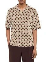 Rope Jacquard Cardigan Shirt