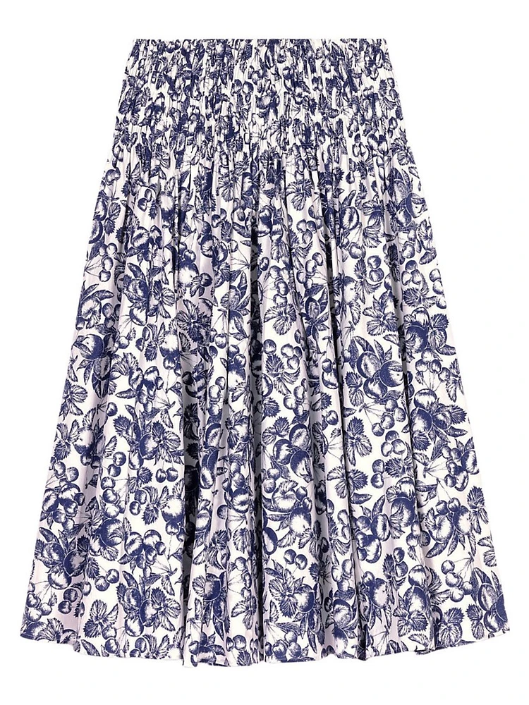 Printed Maxi Skirt