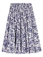 Printed Maxi Skirt