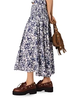 Printed Maxi Skirt