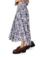 Printed Maxi Skirt