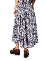 Printed Maxi Skirt