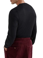 Lightweight Cashmere and Silk Crew-Neck Sweater