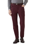 Virgin Wool Flannel Five Pocket Trousers