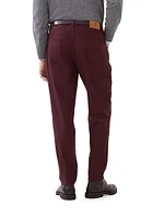 Virgin Wool Flannel Five Pocket Trousers