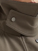 Techno Cotton Canvas Outerwear Jacket