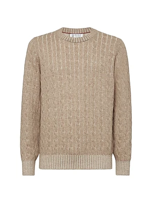 Cashmere Vanisé Cable Knit Sweater