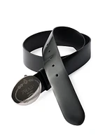 Brushed Leather Belt