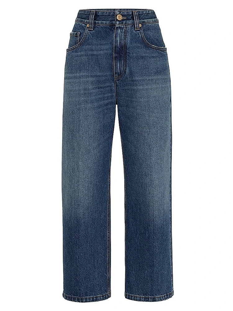 Authentic Denim Contemporary Square Trousers