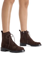 Miller Suede Combat Boots