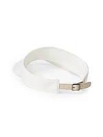 Nylon Visor Hat with Shiny Band