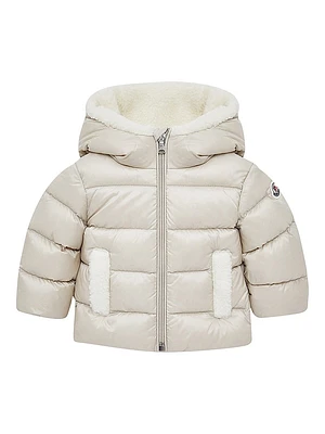 Baby's Borgan Puffer Jacket with Teddy Trim