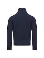 Little Boy's & Down-Filled Cardigan Wool