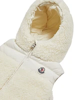 Baby Girl's & Little Botha Puffer Vest Teddy
