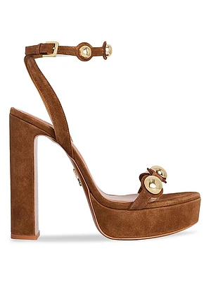 Lirica 130MM Suede Platform Sandals