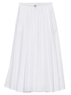 Reversible Cotton Jersey And Re-nylon Circle Skirt