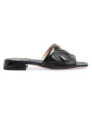 Quiltie 67 Quilted Nappa Leather 20MM Slide Sandals