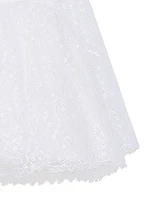 Mini Strapless Dress Lace with Cape