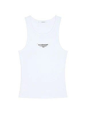 Slim Fit Tank Top Cotton with Stamp print