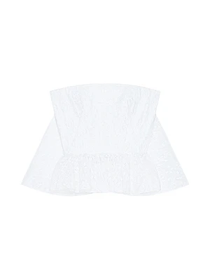 Strapless Top Lace with Cape