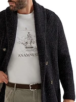 Cotton Jersey Crew Neck T-Shirt with Print