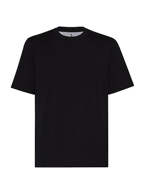 Cotton Jersey Crew-Neck T-Shirt