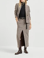 Sparkling Cashmere and Silk Lightweight Turtleneck Sweater