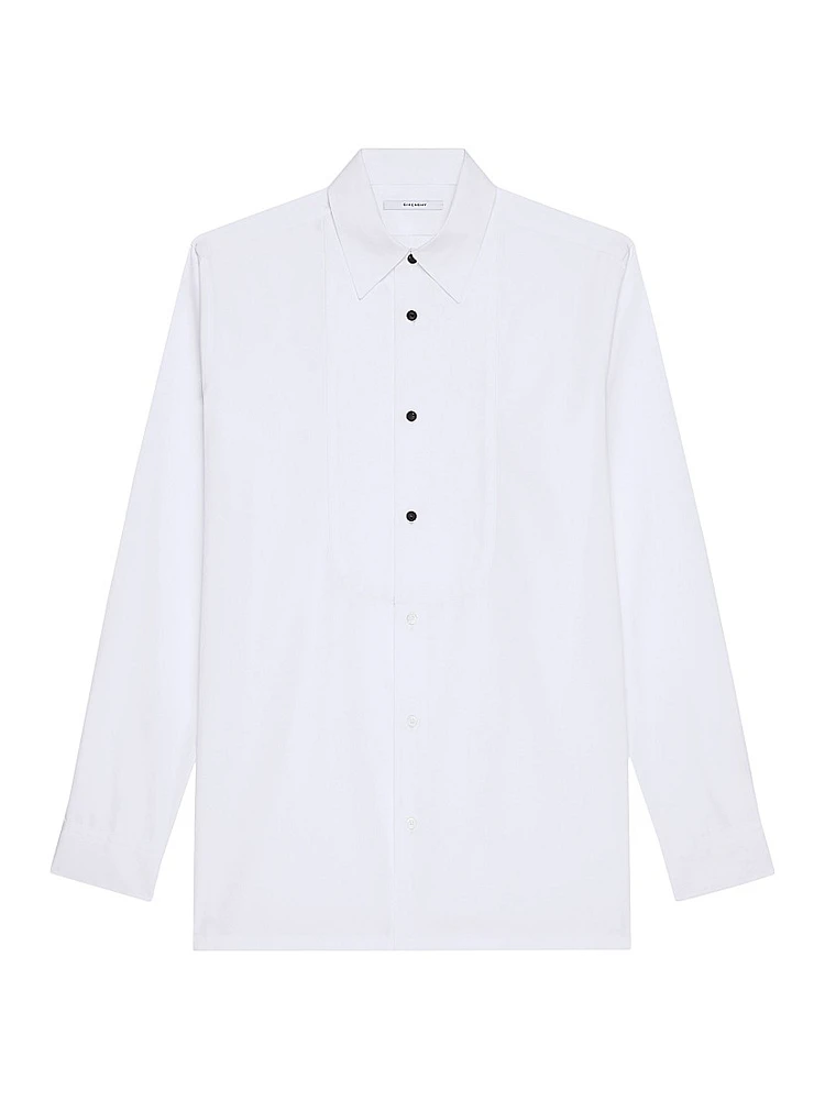 Shirt Poplin with Plastron