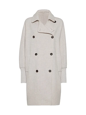 Hand Crafted Coat Cozy Cashmere Double Cloth