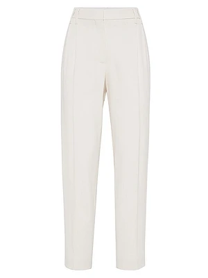 Comfort Viscose Couture Twill Slouchy Trousers