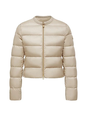 Mauvezin Puffer Jacket with Wool Trim