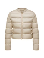 Mauvezin Puffer Jacket with Wool Trim
