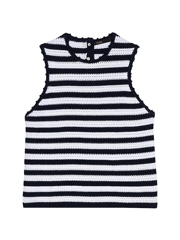 Crochet Knit Top