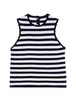 Crochet Knit Top