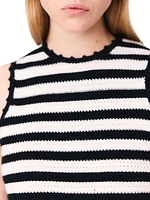 Crochet Knit Top
