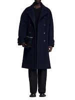 Double-Breasted Wool Coat