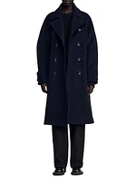 Double-Breasted Wool Coat